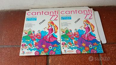 FIGURINE CANTANTI 1968/1969 e 1972 ANASTATICI