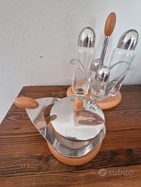 Set condimenti e formaggera linea Nuvola Giannini