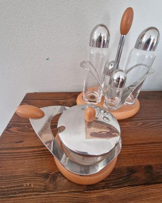 Set condimenti e formaggera linea Nuvola Giannini