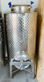 SERBATOIO ACCIAIO INOX  400L