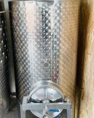 SERBATOIO ACCIAIO INOX  400L