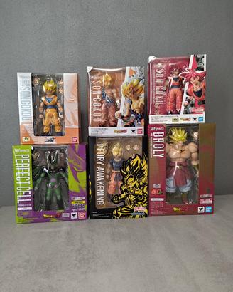 Lotto Dragon Ball S.H figuarts Bandai