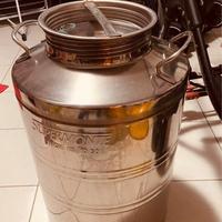 Lattone olio acciaio inox 50 lt
