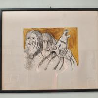 quadro litografia Cassinari