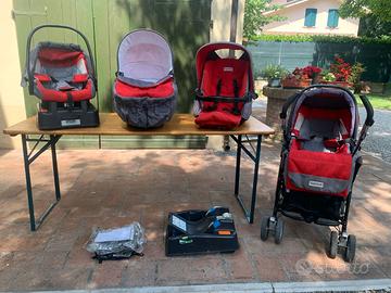 Trio Peg Perego + doppia base e accessori vari