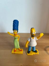 Homer e Marte Simpson statuetta in plastica