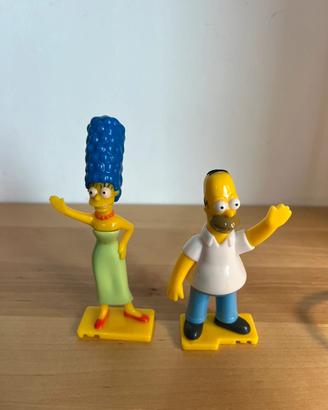 Homer e Marte Simpson statuetta in plastica