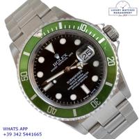 ROLEX Submariner 16610LV MK1 Kermit Fat Four 2003