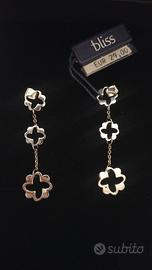 Orecchini Foro Pendenti Acciaio Bliss 