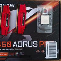 Bundle  Ryzen 3600X, B450 Aorus Pro, 16Gb 3600MHz