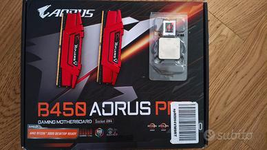 Bundle  Ryzen 3600X, B450 Aorus Pro, 16Gb 3600MHz