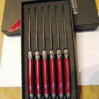 Set 6 coltelli bistecca in acciaio inox Laguiole
