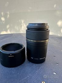 Zoom Tamron SP AF 90mm con paraluce incluso