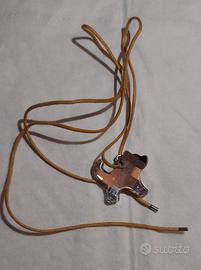 Swarovski originale - ciondolo rosa a gatto