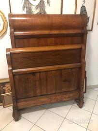 letto Impero restaurato