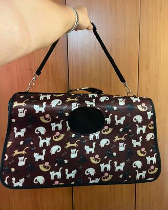 Borsa Trasportino da Passeggio per Cani e Gatti