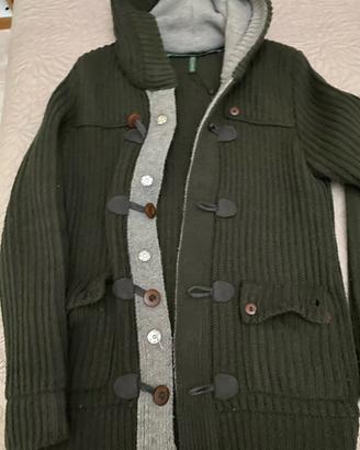 Cardigan uomo verde