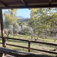 Terreno panoramico con casetta