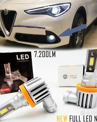 LAMPADINE LED H11 per Fendinebbia Potente Bianco
