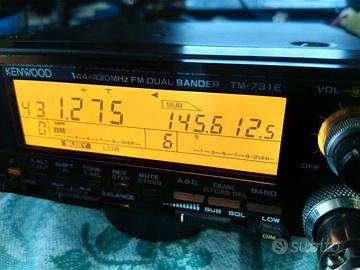radio  kenwood tm 731 vhf  uhf radioamatori