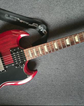  Epiphone SG G-400 del 2004, colore Cherry, i