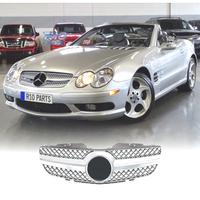 GRIGLIA PER MERCEDES CLASSE SL R230 01-06 CROMATA 