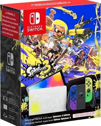 Nintendo Switch Oled - Splatoon 3 special edition.