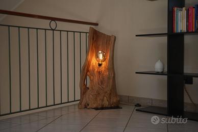 Lampada Artigianale in Legno✨