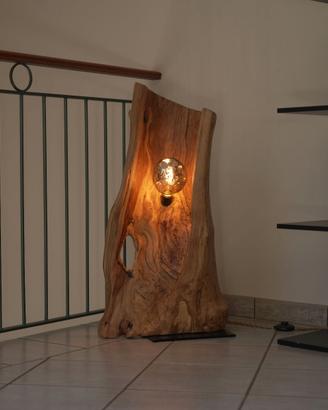 Lampada Artigianale in Legno✨