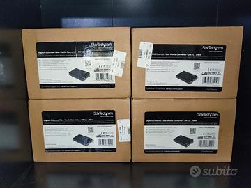 Convertitore Media Gigabit Ethernet a Fibra Ottica