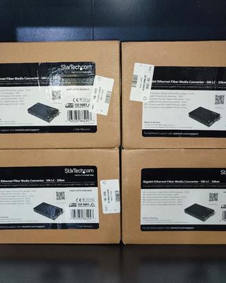 Convertitore Media Gigabit Ethernet a Fibra Ottica