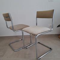 Sedie cromate anni 70