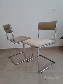 Sedie cromate anni 70