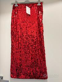 Gonna paillettes tg. S nuova