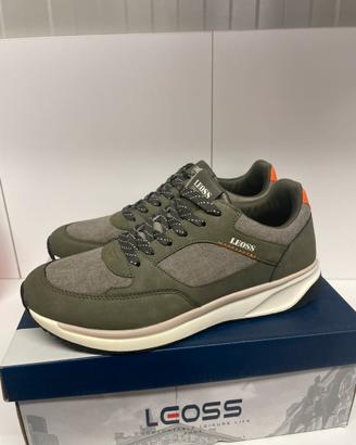 Scarpa sportiva comoda n 41 colore verde Leoss