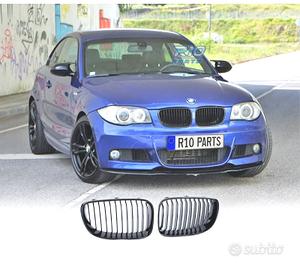 GRIGLIE BMW E81 E82 E87 E88 07-11 LOOK M NERO LUCI