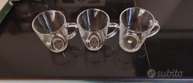 tazze vetro e bicchierini