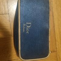 Trousse Dior Parfums blu con zip – Beauty