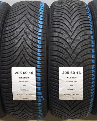 4 GOMME 205 60 16 KLEBER A1706
