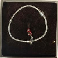 Bracciale pandora uomo con ciondolo spiderman