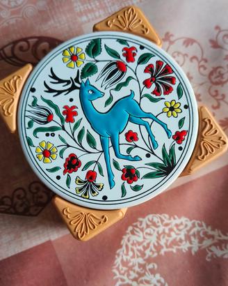 sottobicchiere /sottopentola ceramica