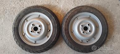 Cerchi 4 fori per vespa 50L da  10 pollici 