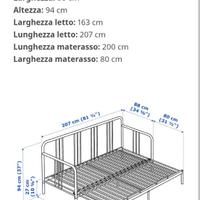 Divano letto FYRESDAL IKEA
