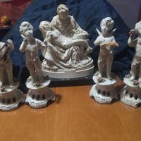 statuine varie in ceramica