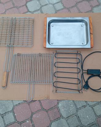 griglia elettrica e accessori inclusi 