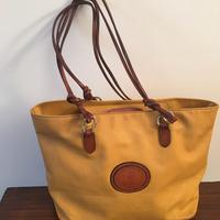 Shopping bag giallo senape