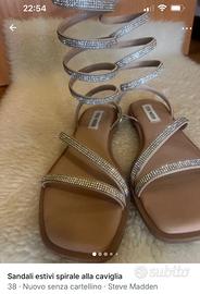 sandali estivi spirali  original. Steven Maddem 