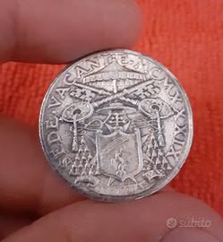 Moneta argento 10 lire