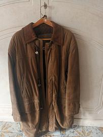 Cappotto Montgomery in pelle