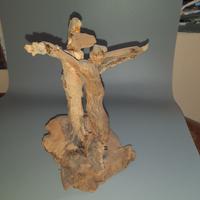 Arte sacra Gesù Cristo in legno intagliata a mano